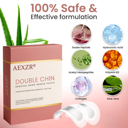 ✨ Official Store | AEXZR® Double Chin Removal Nano-Needle Patch✅Achieve a Defined Jawline in Just 7 Days!