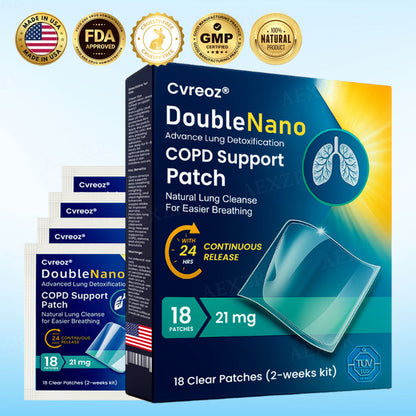 The FDA-Approved Solution🔥Cvreoz® DoubleNano COPD Support Patch - Already sold over 300,000 units worldwide✅