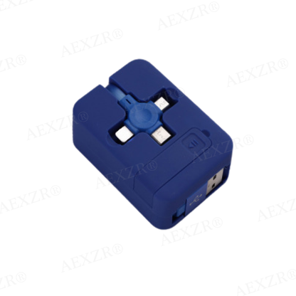 AEXZR® Three-in-One Charging Cable Roll 🅻🅸🅼🅸🆃🅴🅳 🅳🅸🆂🅲🅾🆄🅽🆃🆂 🆄🅿 🆃🅾 7️⃣0️⃣%