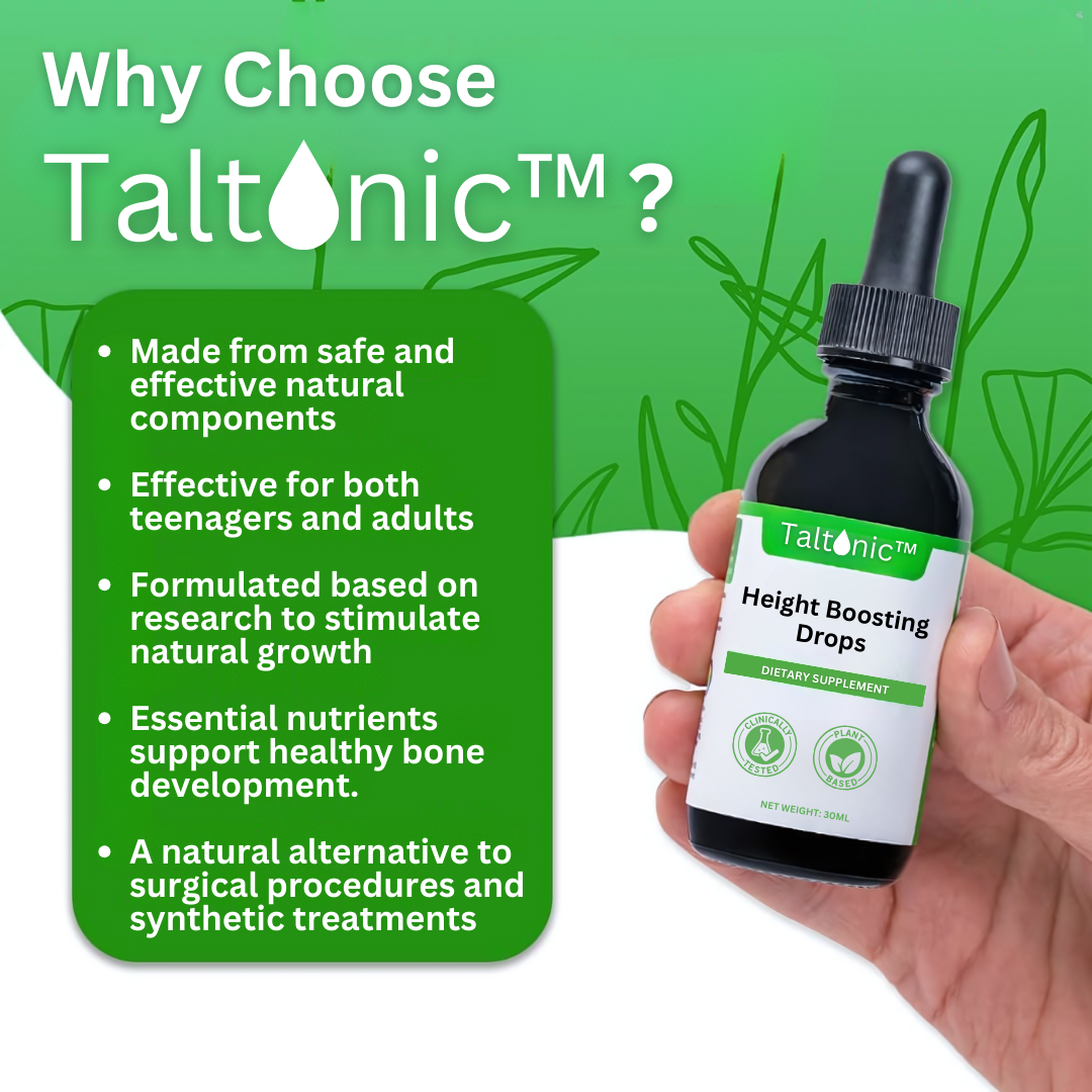 Taltonic™ Height Boosting Drops - 👩‍⚕️ Recommended by Experts! 🔥 Grab Your Limited Discounts Today! 💰