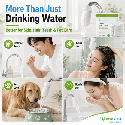 Limited Stock!!! ⏰60%OFF⚡50K+ SOLD!💥AEXZR® Anti-Splash Kitchen Faucet Cotton Filter for Sediment & Rust Removal