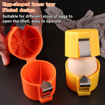 😮‍💨 Buy 1 Get 1 Free ！！！AEXZR® 🍳 Quick Egg Cracker Tool – Open Hundreds Of Eggs Faster & Cleaner 🔥