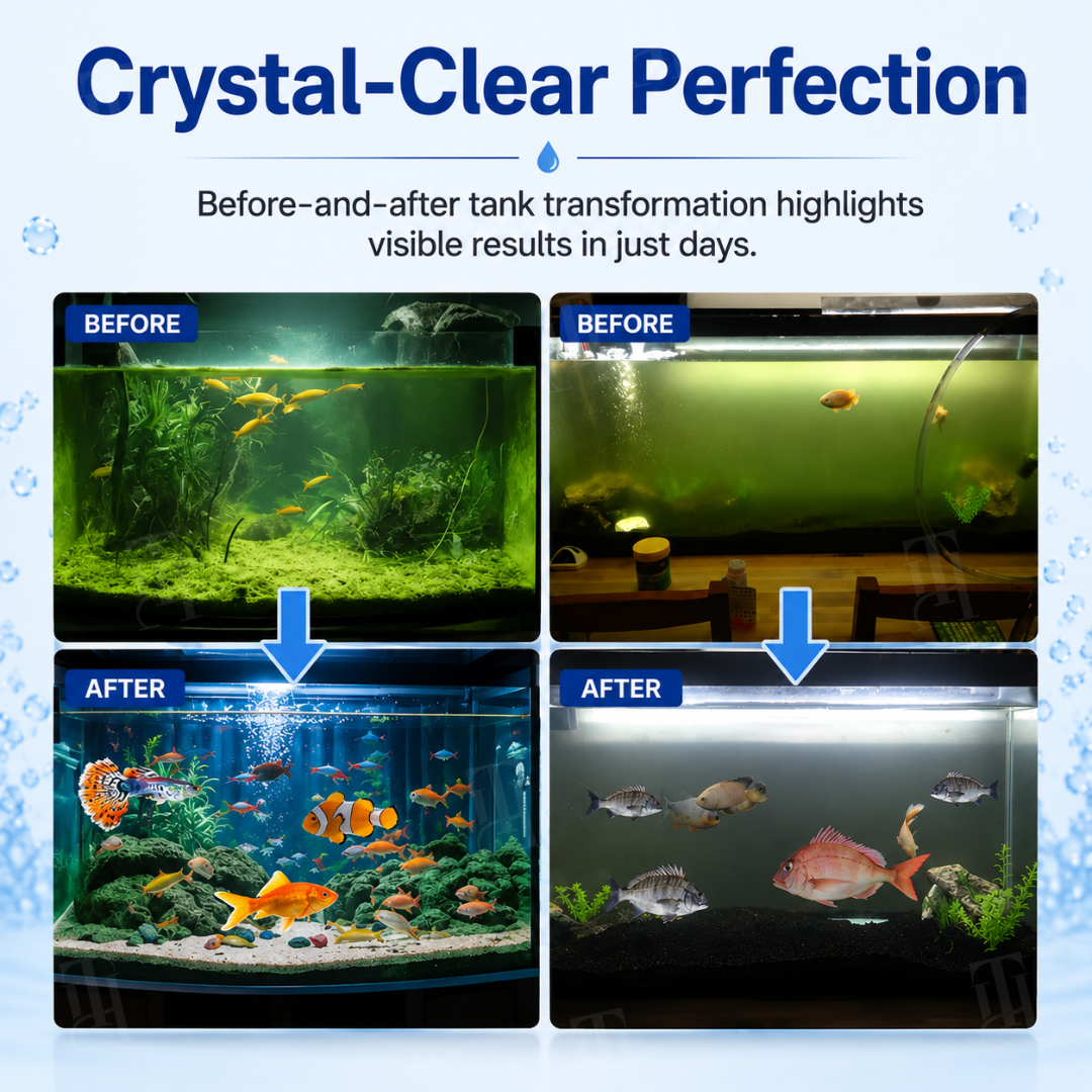 RZXEA™ ClearTank Bio-Balance Effervescent Tablets⏱️ Zero-Hassle Tank Clean!
