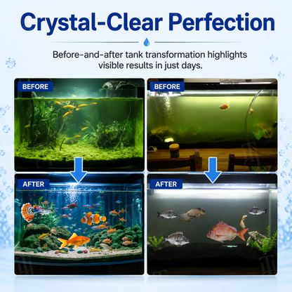 RZXEA™ ClearTank Bio-Balance Effervescent Tablets⏱️ Zero-Hassle Tank Clean!