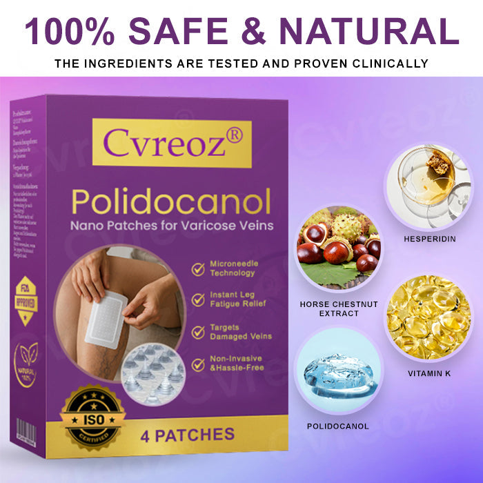 🔥Hot Sales - 50% OFF🌿Cvreoz® Polidocanol Nano Patches for Varicose Veins