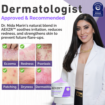 AEXZR™ Violet Eczema Treatment Cream - 👩‍⚕️ Recommended by board-certified dermatologist!