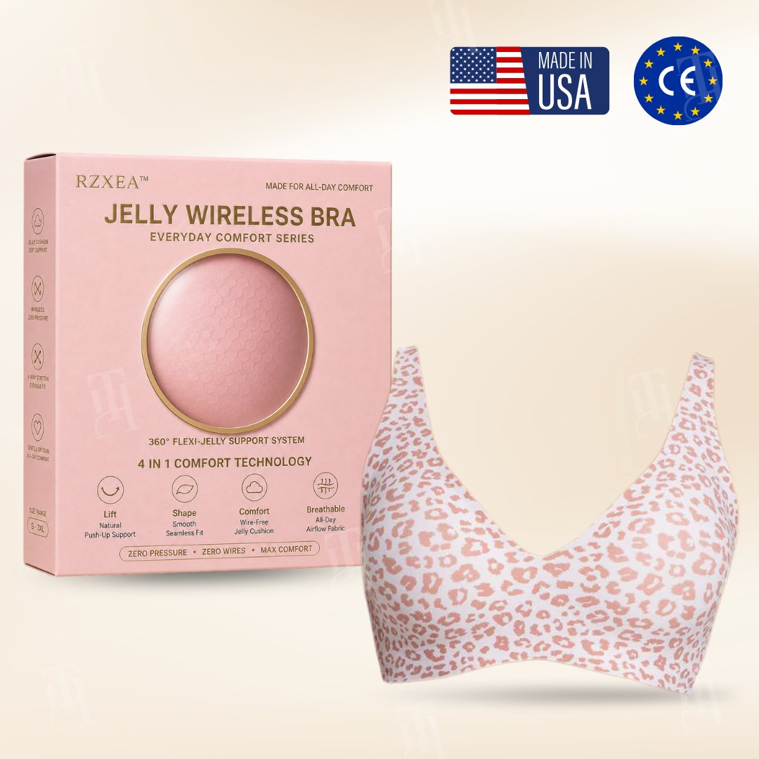 RZXEA™ Jelly Wireless Everyday Comfortable Bras– Support Without the Pain.