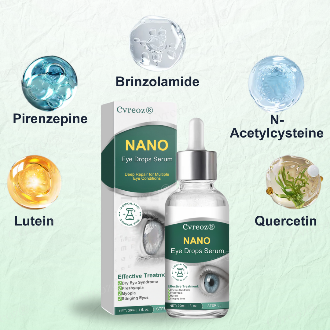23 Bottles Left!!.. Cvreoz® Nano Eye Drops Serum for Presbyopia and Myopia