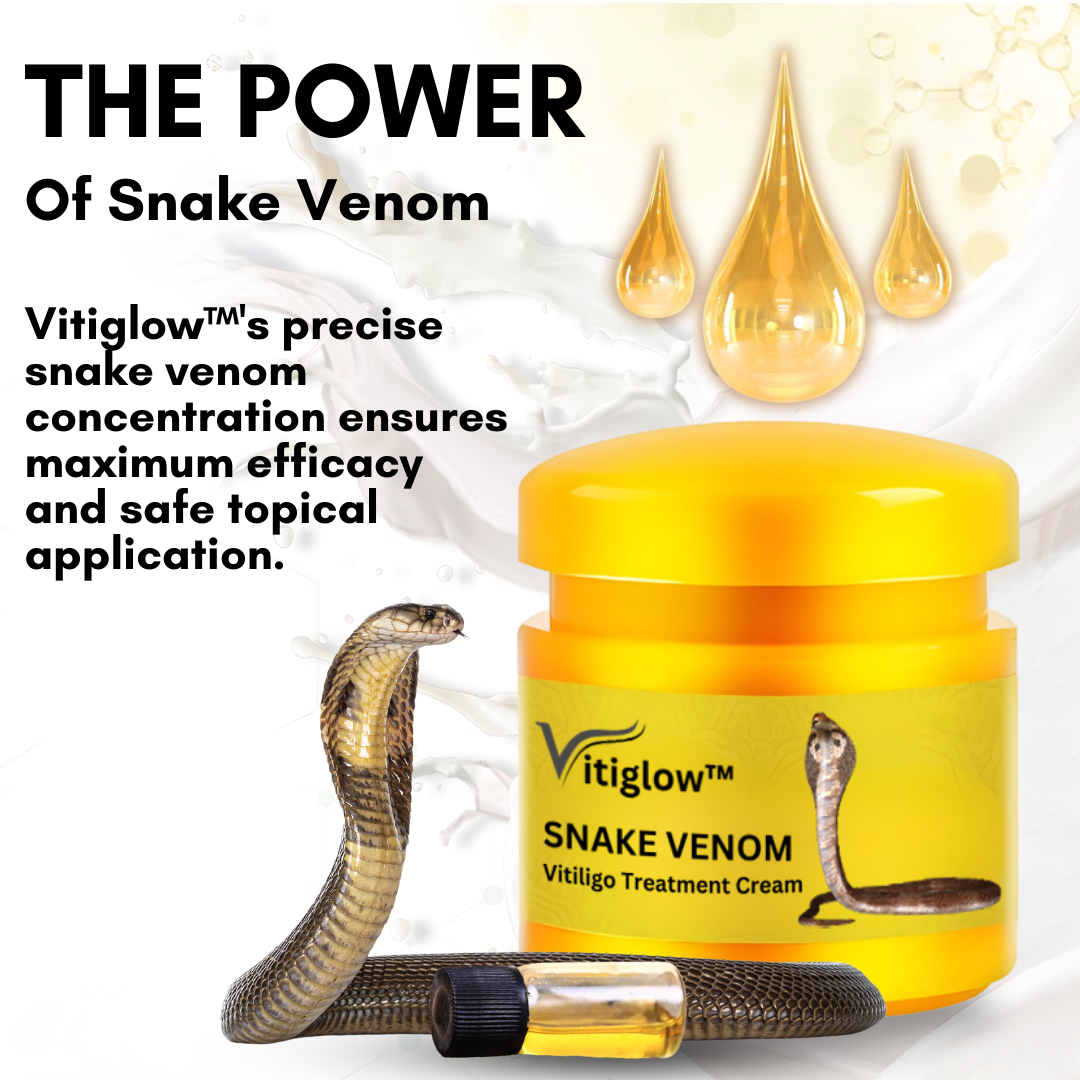 Vitiglow™ Snake Venom Vitiligo Treatment Cream - 👨‍⚕️ Dermatologists & Experts Approved!