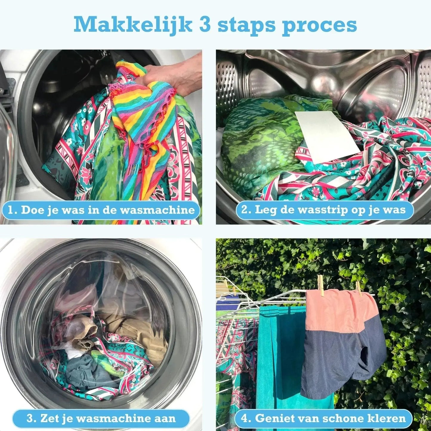 AEXZR® Milieuvriendelijke Wasstrips