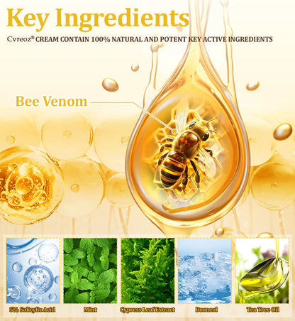 🌟 Last 14Pcs Left | Cvreoz® Bee Venom Skin Treatment Cream