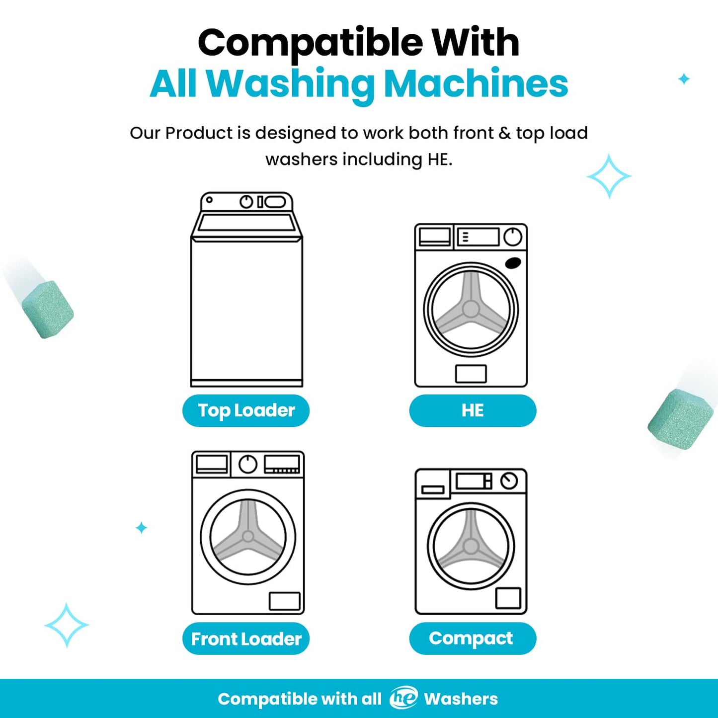 AEXZR® Uproot Washing Machine Cleaner