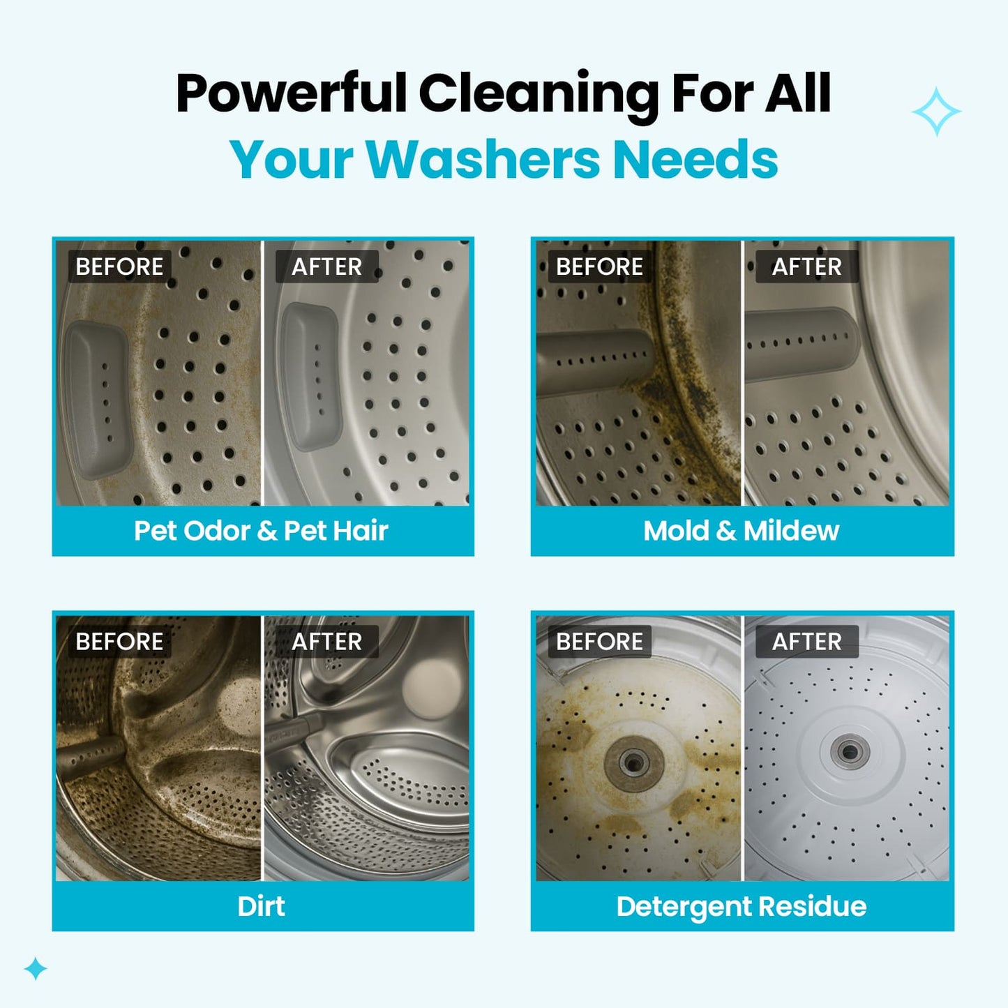 AEXZR® Uproot Washing Machine Cleaner