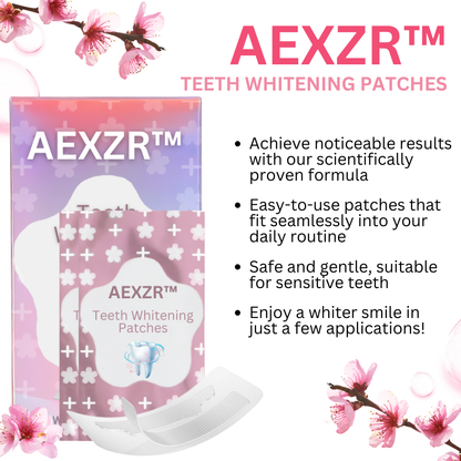 AEXZR™ Teeth Whitening Patches - Clinically Proven, Trusted by Thousands! 💯