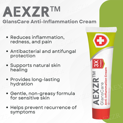 AEXZR™ GlansCare Anti-Inflammation Cream - Recommended by Renowned Urologist!