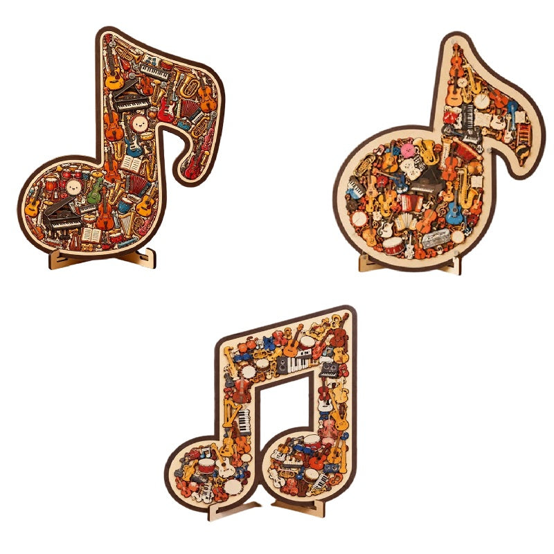 🎶AEXZR® Wooden Musical Note Jigsaw Puzzle🧩