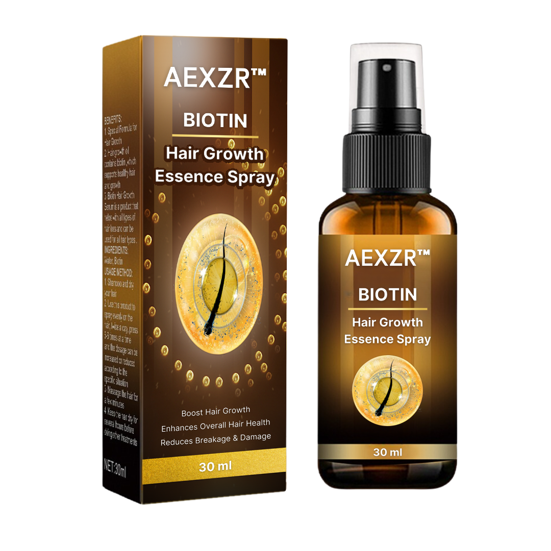 AEXZR™ Biotin Hair Growth Essence Spray - 👩‍⚕️ Recommended by Hair Experts (Trichologist)