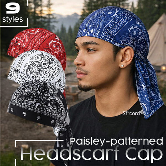 Sfrcord® Outdoor Paisley Cooling Headscarf Cap