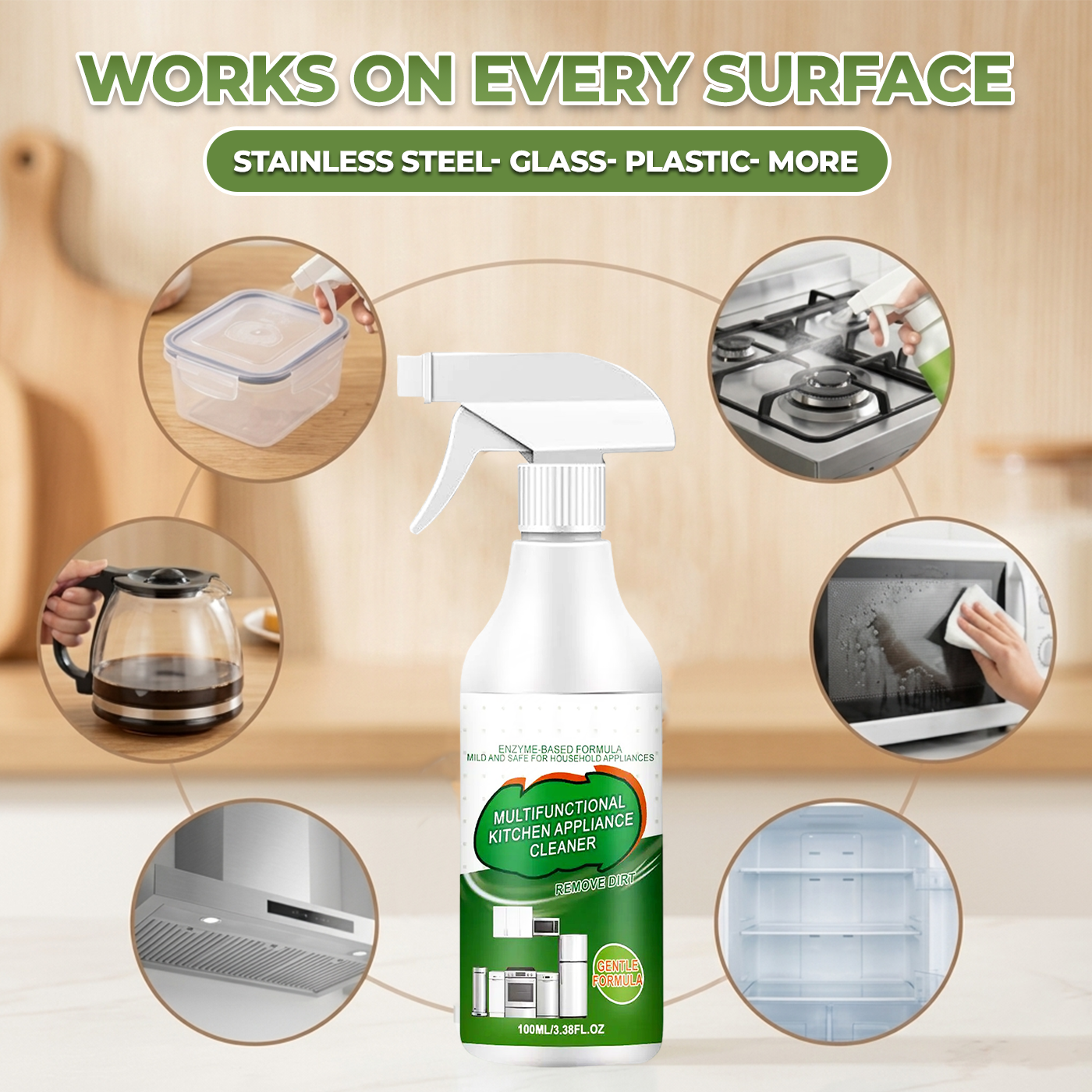 ⚡Limited Stock!!!⚡ Multi-Purpose Enzyme Foam Cleaner - Effortlessly Removes Grease in Seconds 🔥 Save 60% Today Only