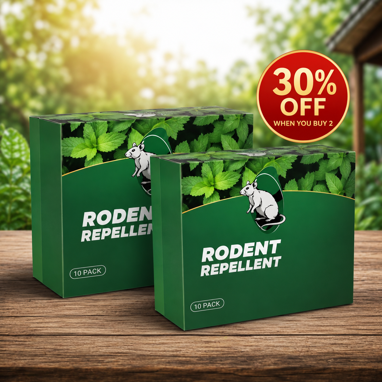RZXEA™ 💥LAST DAY SALE 50%OFF💥🟢 Natural Peppermint Rodent Repellent Tablets – 10 Pack