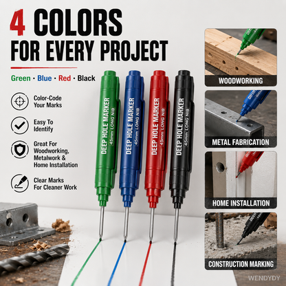 📢📢50% OFF !! ⏰AEXZR® Deep Hole Marker with 45mm Long Nib
