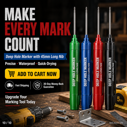 📢📢50% OFF !! ⏰AEXZR® Deep Hole Marker with 45mm Long Nib