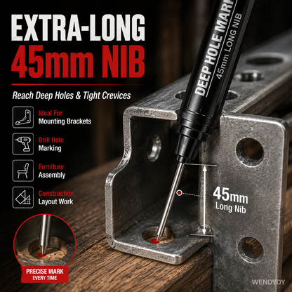 📢📢50% OFF !! ⏰AEXZR® Deep Hole Marker with 45mm Long Nib