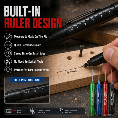 📢📢50% OFF !! ⏰AEXZR® Deep Hole Marker with 45mm Long Nib