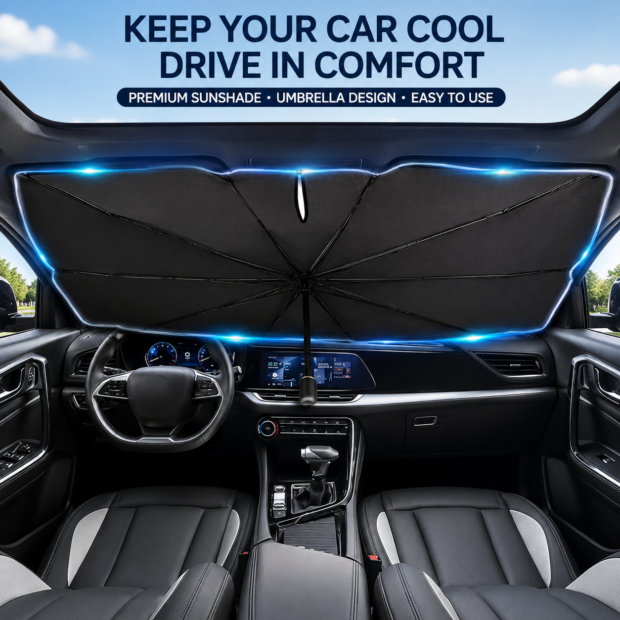 🏆LAST DAY SALE 60% OFF!!💕SunShade Foldable Heat Protector™
