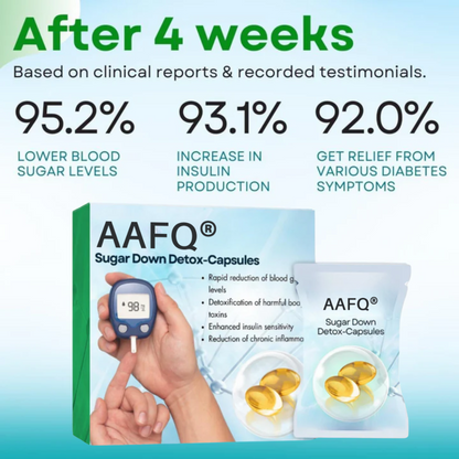 🔥FDA Designated Medical Online Store |🌿AAFQ® Sugar Down Detox-Capsules - Already Sold 20000+ Boxes Last 14 Days🔥