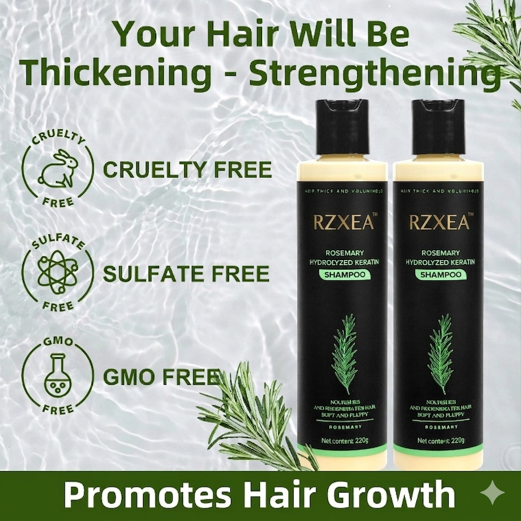 RZXEA™ Rosemary Shampoo | Hair Growth & Anti-Dandruff Scalp Treatment