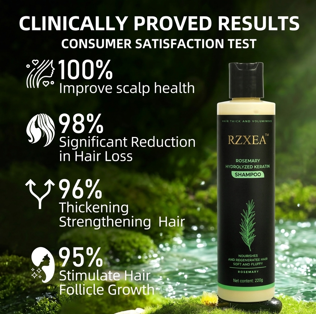 RZXEA™ Rosemary Shampoo | Hair Growth & Anti-Dandruff Scalp Treatment