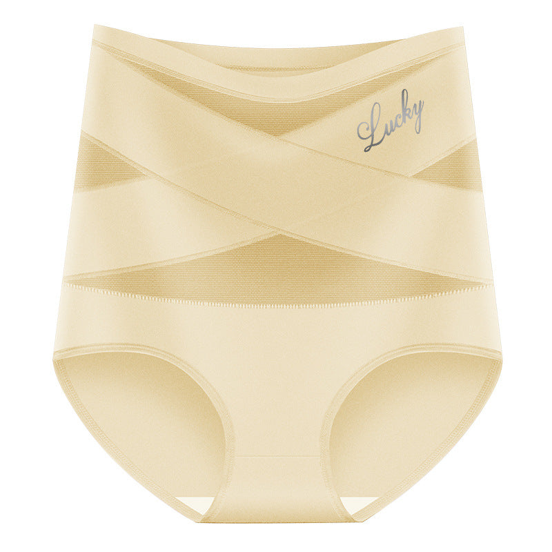 VOZALX™ Plus-Size High-Waist Cross Tummy Control Panties