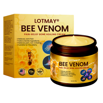 🔥Hot Sales - 50% OFF🌿 LOTMAY® Bee Venom Pain-Relief Bone Healing Cream (5𝟘% 𝕆𝔽𝔽 𝗘𝗡𝗗𝗦 𝗜𝗡 𝟭𝟬 𝗠𝗜𝗡𝗨𝗧𝗘𝗦)
