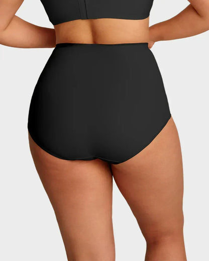 VOZALX™ Plus-Size High-Waist Cross Tummy Control Panties
