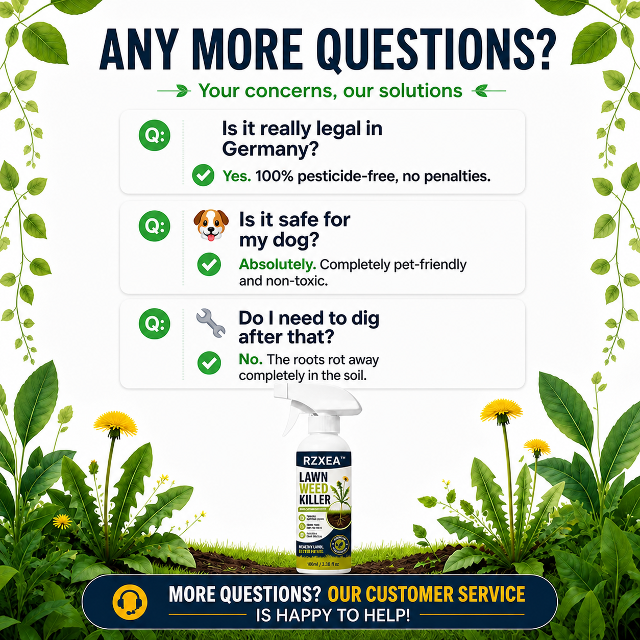AEXZR®⚡ [Easy and stress-free weeding in the garden] Herbicide for domestic use