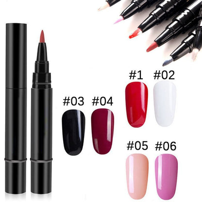 ⚡⚡⚡LAST 44 PCS LEFT!!! 💅 Limited Time Buy 1 Get 1 Free - $ 19.99! ✨AEXZR® One Step Nail Gel Pen🎨Free handheld mini UV nail lamp💡