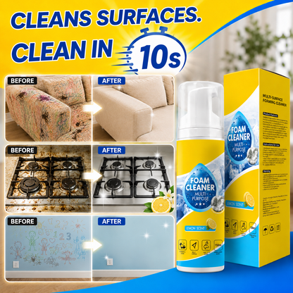 ⚡Limited Stock!!!🔥Last Day 60% OFF🔥 Foam No-Rinse Cleaner — Spray, Wipe & Done