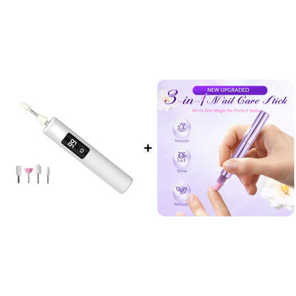 Limited Stock!!! AEXZR®🥳2026 HOT SALE🥳💞50K+ SOLD!💅✨ 50% OFF! Professional Electric Nail Polisher – Smooths thick nails, 99-speed display. Multiple heads for shaping & buffing. Salon at home! 🌟💎