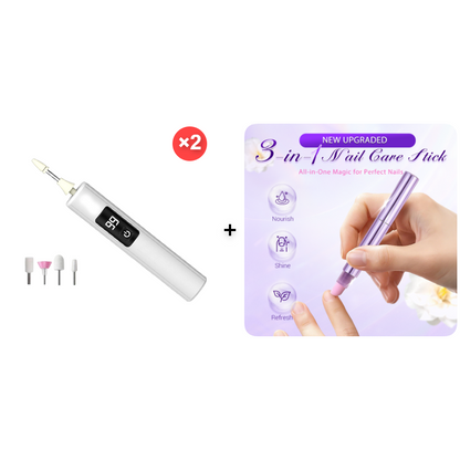 Limited Stock!!! AEXZR®🥳2026 HOT SALE🥳💞50K+ SOLD!💅✨ 50% OFF! Professional Electric Nail Polisher – Smooths thick nails, 99-speed display. Multiple heads for shaping & buffing. Salon at home! 🌟💎