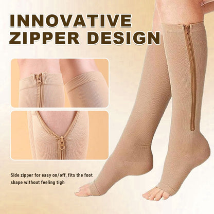 AEXZR® Easy-On Zipper Compression Socks