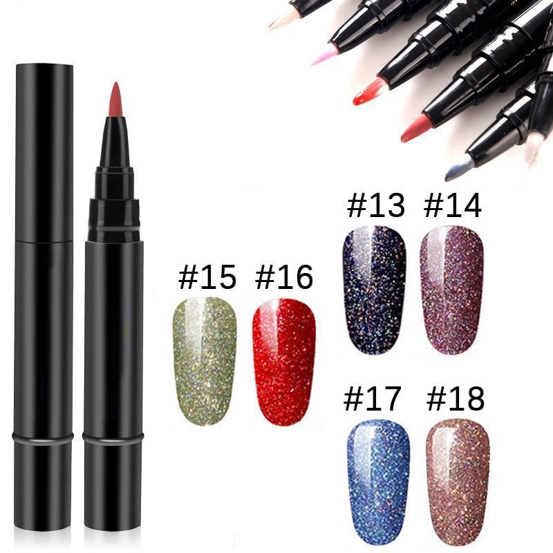 ⚡⚡⚡LAST 44 PCS LEFT!!! 💅 Limited Time Buy 1 Get 1 Free - $ 19.99! ✨AEXZR® One Step Nail Gel Pen🎨Free handheld mini UV nail lamp💡