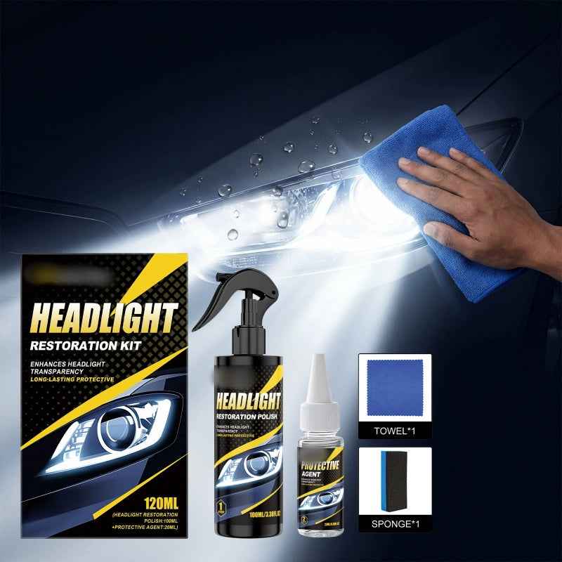 AEXZR® Professional Headlight Polish and Sealant Kit