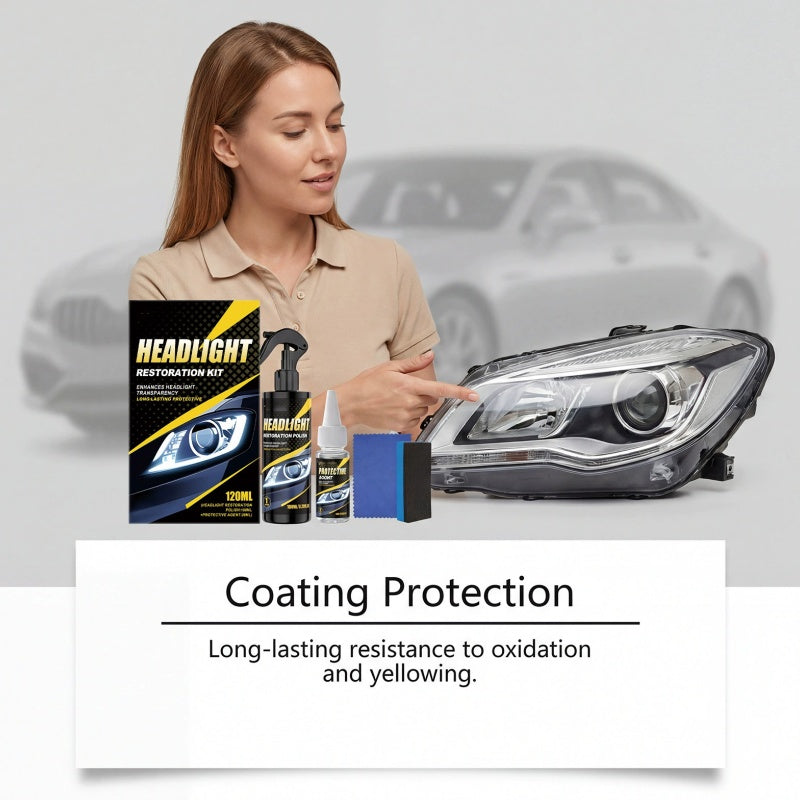 AEXZR® Professional Headlight Polish and Sealant Kit