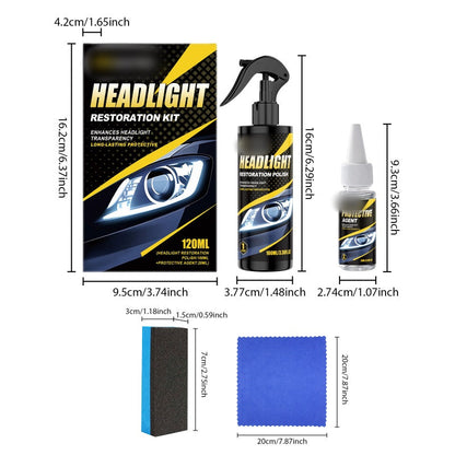 AEXZR® Professional Headlight Polish and Sealant Kit