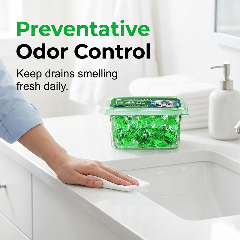 🥳2026 HOT SALE🥳💞AEXZR® 50K+ SOLD!｜Drain Deodorizer Pods – Bio‑enzyme formula neutralizes smells at the source. Instant fresh scent, no harsh chemicals. Say goodbye to embarrassing odours. 🚰✅
