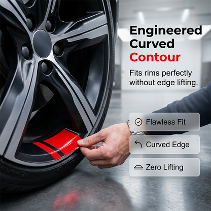 AEXZR® Car Wheel Rim Reflective Stripes Decal