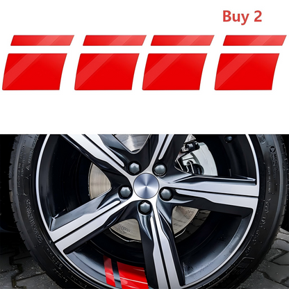 AEXZR® Car Wheel Rim Reflective Stripes Decal