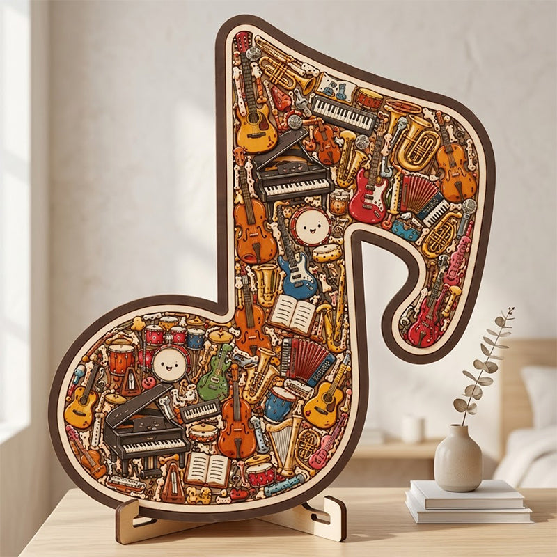 🎶AEXZR® Wooden Musical Note Jigsaw Puzzle🧩