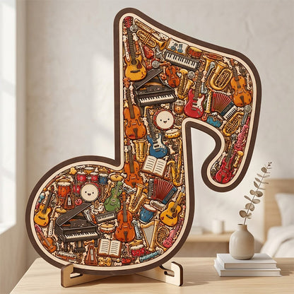 🎶AEXZR® Wooden Musical Note Jigsaw Puzzle🧩